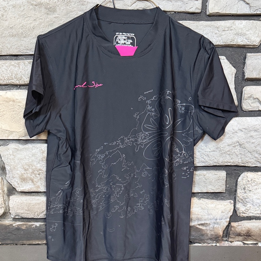 Level Six, ladies large, water top